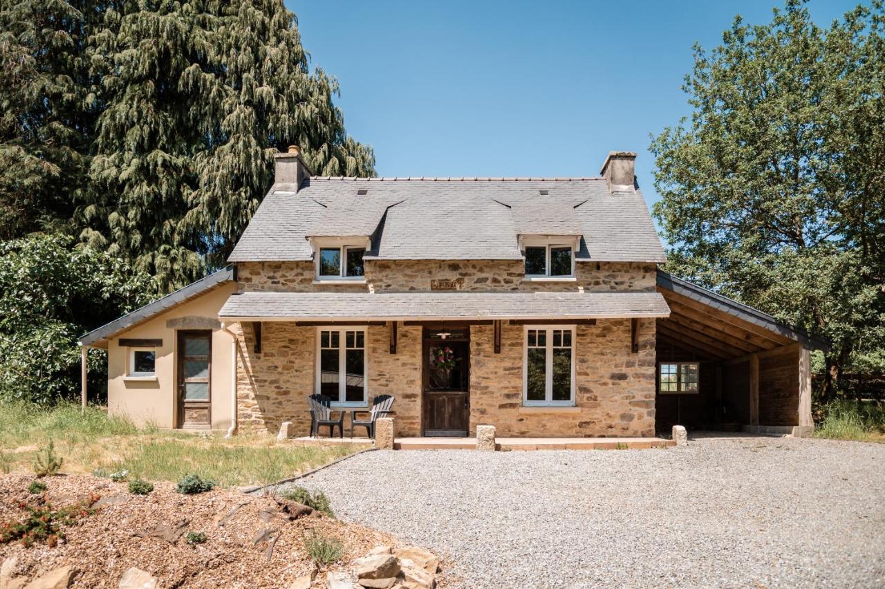 Cottage Breton - Gite De Charme En Centre Finistere Plonévez-du-Faou Exterior foto